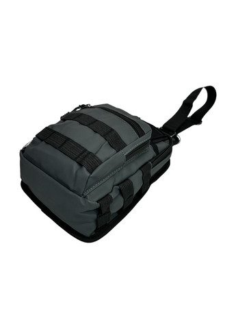 Мужская нагрудная сумка из полиэстера 99768 синяя 38 x 19 x 12 No Brand (371682160)