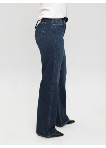 Джинси жіночі темно-сині палаццо Палаццо Cracpot - (358501750)
