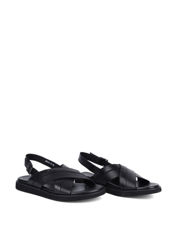 мужские сандалии kb915-12 черный кожа Miguel Miratez