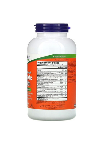 Натуральна добавка Prostate Health, 180 капсул Now (368150424)