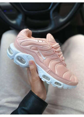 КРОСІВКИ ЖІНОЧІ NIKE AIR MAX TN PINK НАЙК АІР МАКС ТН ПЛЮС No Brand рожеві демісезони (369387392)