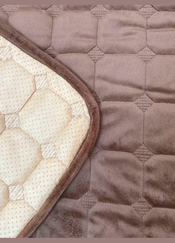 Набір накидок на диван та крісла 90х210 та 2шт 90х160 Коричневий (П4К-am-divandek-001) No Brand (323160857)