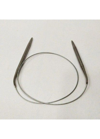 80см 4,5 мм спиці в'язальні металеві, на тросі Plus-plus (352743970)