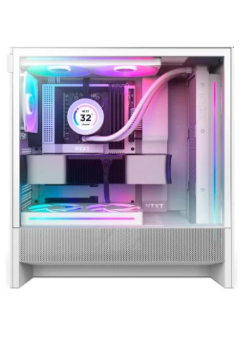 Корпус для ПК H5 Flow RGB Compact All White (CC-H52FW-R1) NZXT (390924071)