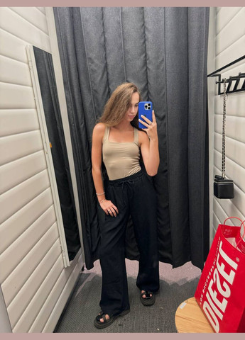 Женские широкие брюки из льна. MonCher (328432447)