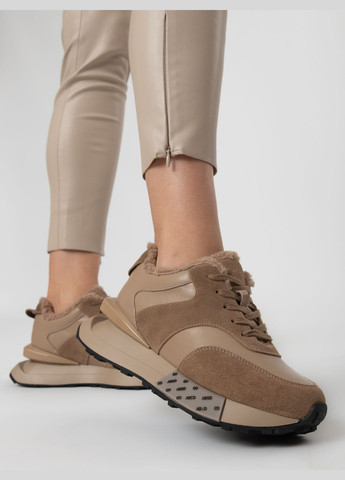 Кроссовки (1794ЦА) Lifexpert коричневые зима (328914419)