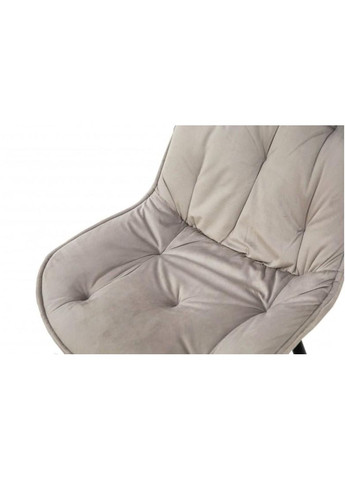 Кухонний стілець Prado R велюр Бежевий/Чорний Мікс Меблі 855251-01 855251 Мікс меблі (355468124)