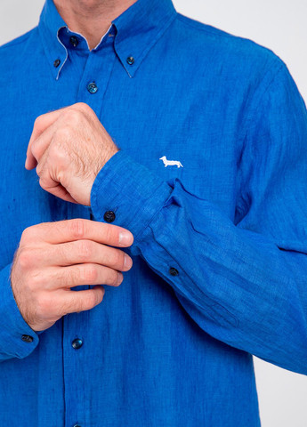 Синяя рубашка Harmont & Blaine