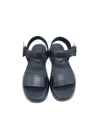 Жіночі босоніжки чорні шкіряні FS-18-19 23,5 см (р) Foot Step (292401634)