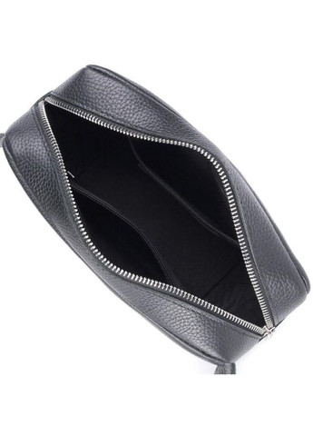 Сумка на пояс через плечо мужская для телефона и для документов кожаная маленькая сумочка Черный 35948 Shvigel (337671217)