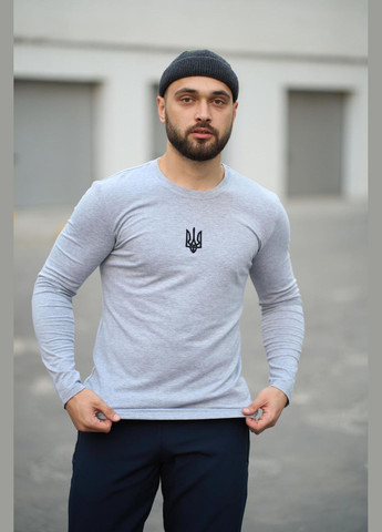 Лонгслів чоловічий "Pulse" Vakko сірий