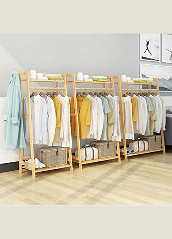 Стойка вешалка для одежды из дерева Силистра 120 ваниль (СВГ-120802) No Brand (328081539)