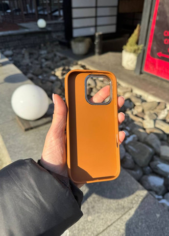 Чохол для iPhone 12/12 Pro текстильний brown / чохол айфон 12/12 про коричневий No Brand (322858075)