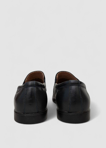 Темно-синие туфли мужские с перфорацией, 243rc1851 KangFu