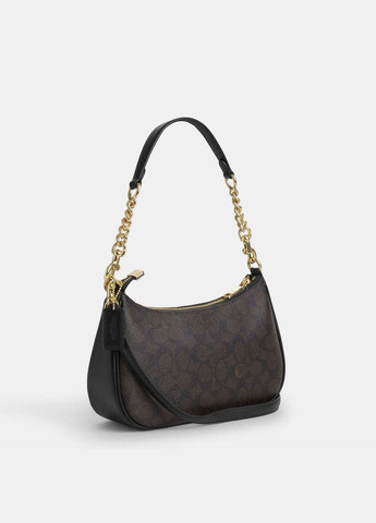 Сумка жіноча через плече Coach Teri Signature Canvas Білий. (368) No Brand (335833668)