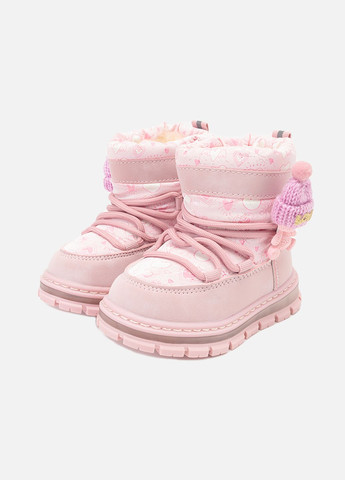 Розовые зимние дутики для девочки цвет розовый cb-00260741 Buddy Sheep