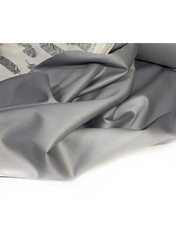 Постельное белье TRUE GREY Premium Сатин Семейное на резинке MERISET (278254912)