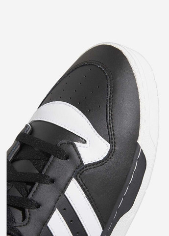 Черно-белые кеды adidas Rivalry Low FZ6327