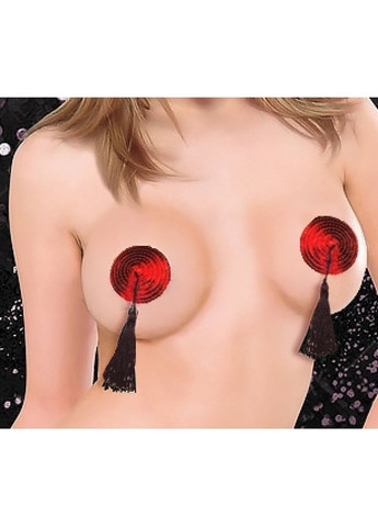 Пестисы с пайетками и кисточками, красные с черным Sunspice (300097457)