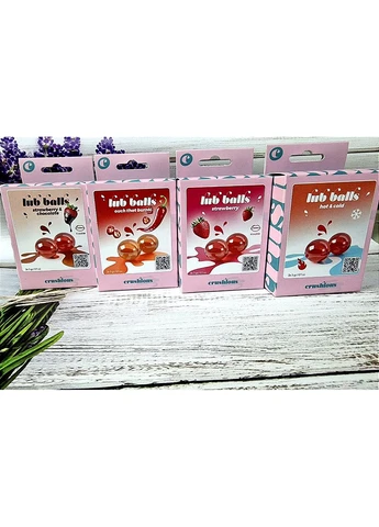 Збудливі вибухові кульки Balls lub Hot 2 штуки по 3 гр Crushious (382852966)