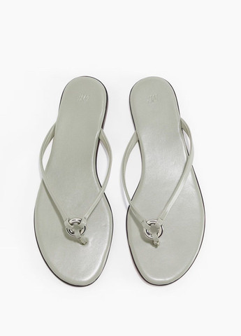 Серые кэжуал вьетнамки H&M