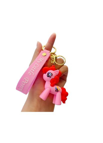 Поні брелок рожевий my little pony креативний мультяшний брелок силіконовий брелок для ключів креативна підвіска 7 см Shantou (290012017)