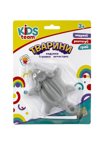 Детская надувная игрушка антистресс Животные "Слон" CKS-10234C_3 Kids Team (367967448)