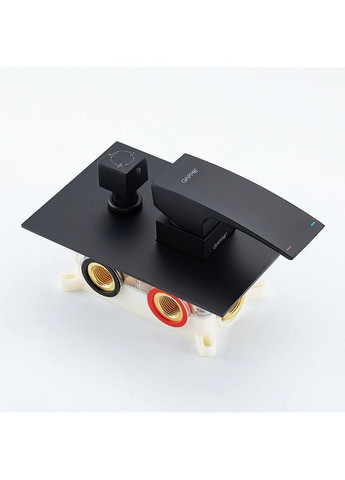 Встроенная душевая система G7107-76, 3 режима, латунь, черный GAPPO (372994980)