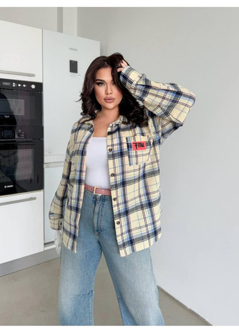 Жіноча картата сорочка 48/52, No Brand (366036705)