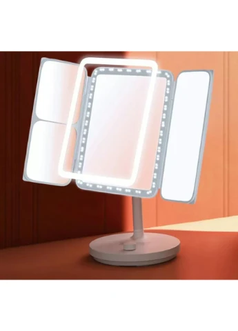 Дзеркало трельяж Three Sided Make Up Mirror NV536 White Jordan & Judy (296756209)