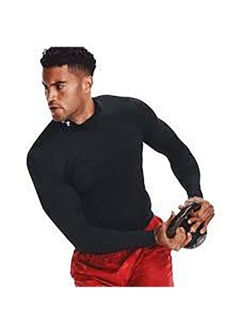 Лонгслів UA HG Armour Comp Mock LS чорний Чол Under Armour чорний