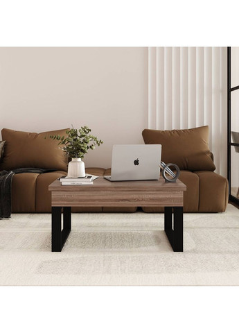 Стол-трансформер S-Fly 880*466*600 Дуб винтаж оксид / Черный (TB33090000030) Art In Head (368826869)