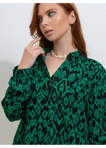 Зеленое повседневный платье issa pus 14538a 3 зелёный ISSA PLUS