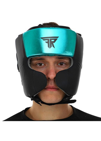 Шлем боксерский в мексиканском стиле Flex Fistrage V-9733 L Черно-синий (37508235) FDSO (296687178)