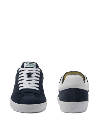 Синие мужские кеды 46sma0065092 синий велюр Lacoste