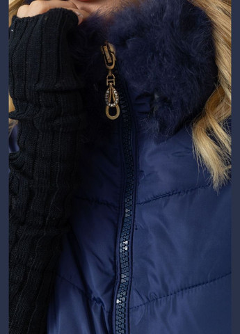 Синяя демисезонная куртка женская, цвет черный, Ager