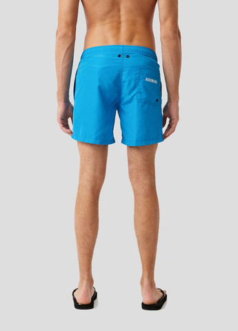 Голубые пляжные шорты с принтом Dirk Bikkembergs (292012598)