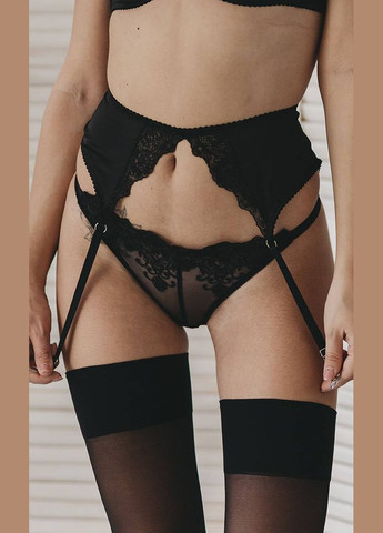 Черный демисезонный пояс для чулок - balkonet kari shop atelier черный (146ac-1820-bl) Ova Ova Brand