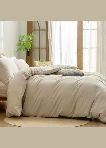 Комплект постельного белья, двуспальный, вареный хлопок (Washed Cotton) Кондор (304574197)