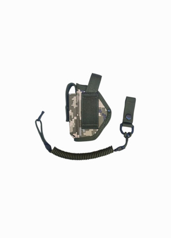 Кобура для пістолета макарова ПМ поясна камуфляж піксель + тренчик, шнур, 973 SV No Brand (342375033)