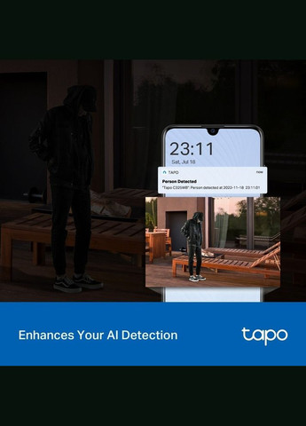 IP-Камера Tapo C325WB 4MP N300 microSD зовнішня ColorPro TP-Link (314745846)