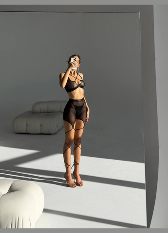 Чорний демісезонний білизна do2576 (чорна) Ghazel