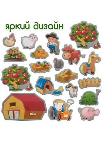 Набор магнитов "Веселая Ферма" ML4031-10 EN MAGDUM (334159768)
