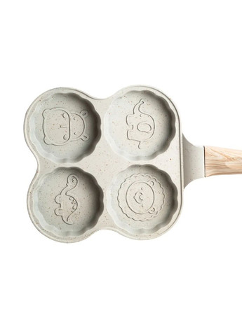 Сковорода для панкейков с антипригарным покрытием 19,5* 19,5* 2,5 см, бежевый Breakfast (322300247)