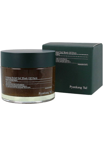 Заспокійлива гелева маска для обличчя Calming Relief Gel Wash Off Pack 100g (1262175-138214) Pyunkang Yul (368661287)