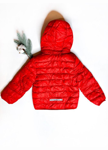 Червона демісезонна куртка 104 см червоний артикул л257 H&M