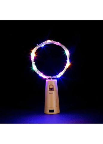 Светодиодная гирлянда (CW-GC-20L2BMC) пробка для бутылки на батарейках 20LED, 2м, 5шт/уп, цветная Colorway (370620109)