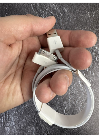 Кабель 30-pin to USB 1m для iPhone 4/4S/iPad 1/2/3/ Кабель для Зарядки Гарантия No Brand (370269469)