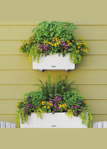 Розумний вазон Balconera Cottage 80 12 л світло-сірий 15457 Lechuza (316620863)