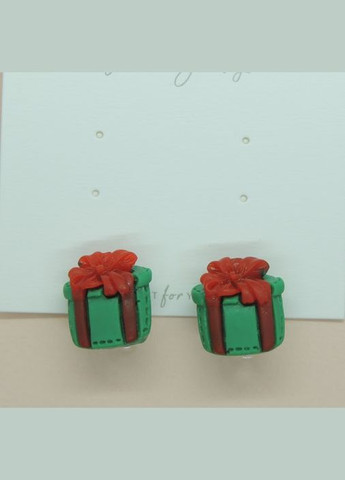 Кліпси сережки дитячі для вух без пробивання вуха Різдвяний подарунок від Святого Миколая Liresmina Jewelry (289844110)
